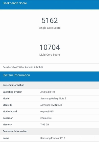 三星Note 9歐版亮相！處理器性能單挑蘋果