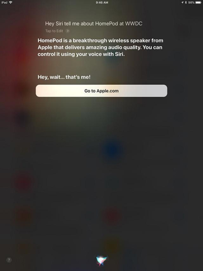 Siri 暗示蘋果 WWDC 推出新款 HomePod