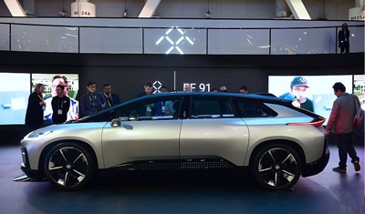 賈躍亭正式宣布FF 91首臺預(yù)量產(chǎn)車下線完成，感謝供應(yīng)商伙伴